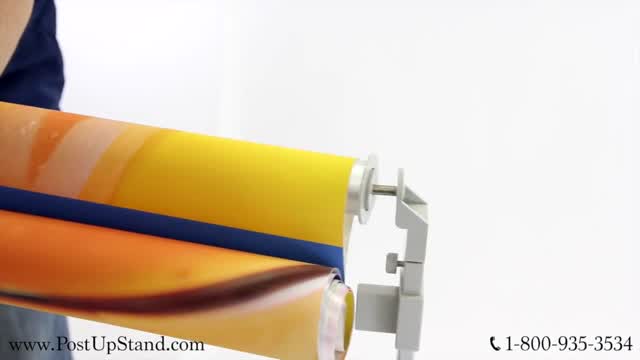 This video shows you how to assemble the electric scrolling banner stand from Post Up Stand.